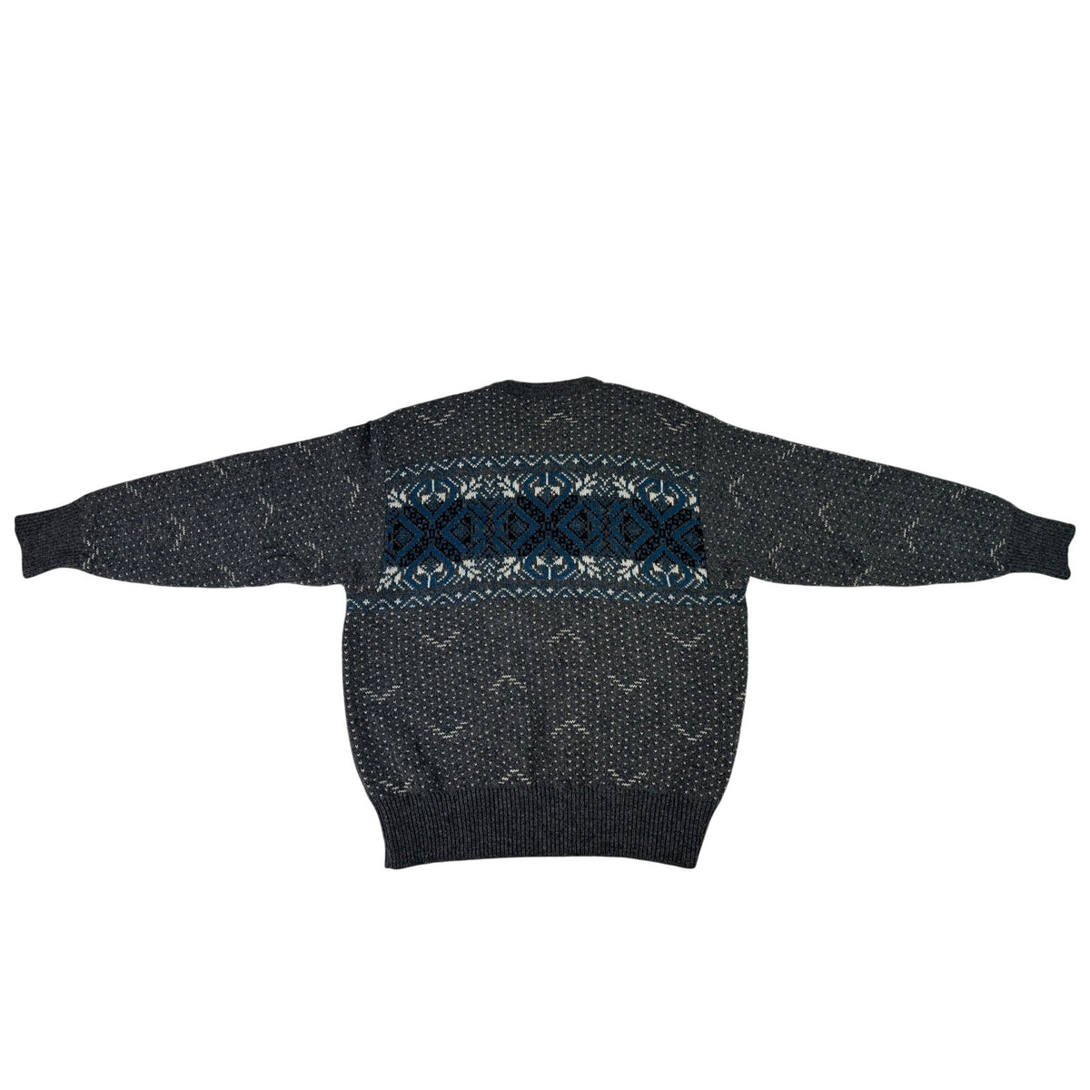 Vintage Geiger Austria LodenPlankl Wool Fair Isle Sweater Men's Sz 52 (L)