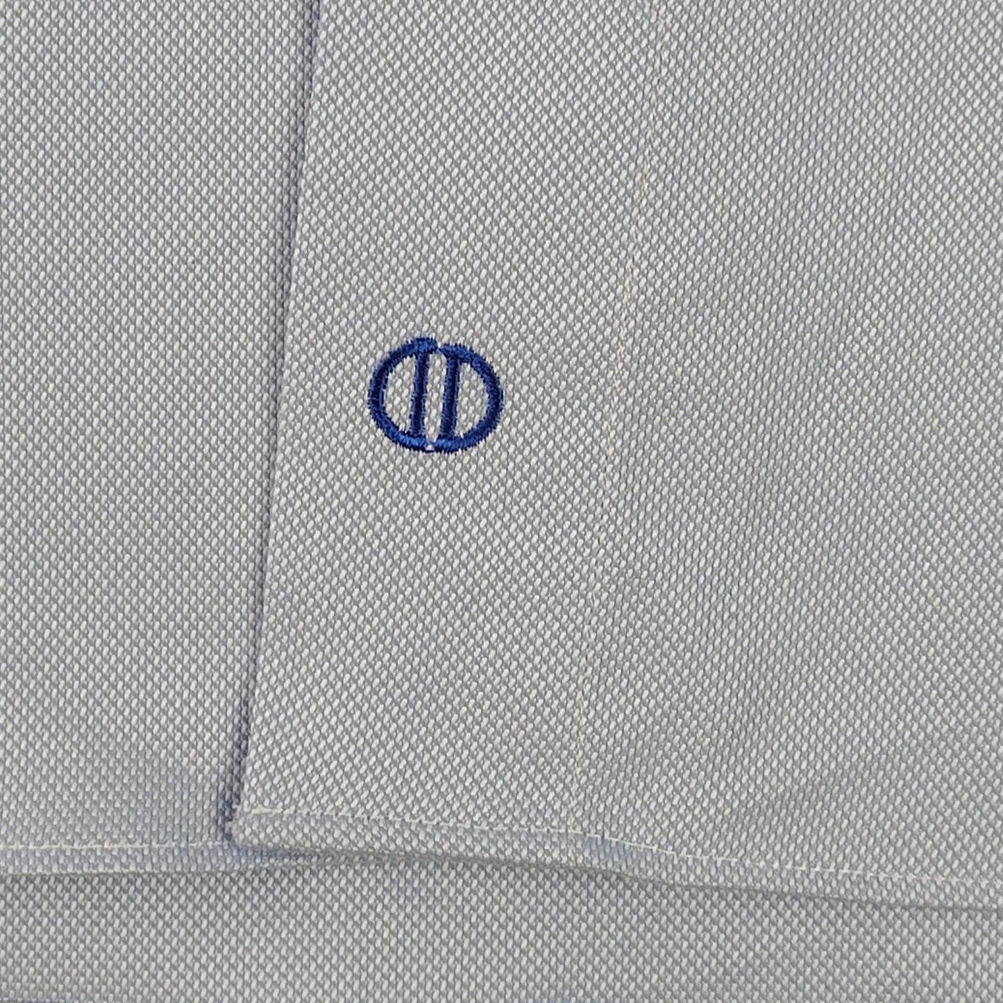 NWT David Donahue Trim Fit Blue Dress Shirt Sz 18 34/35