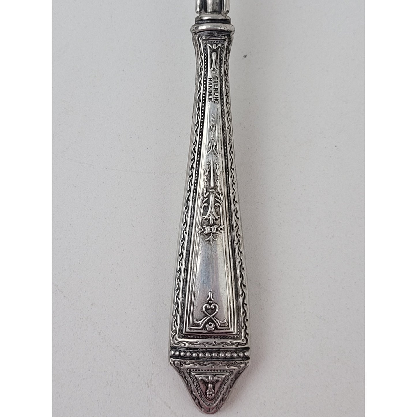 Antique Sterling Silver Fish Serving Fork