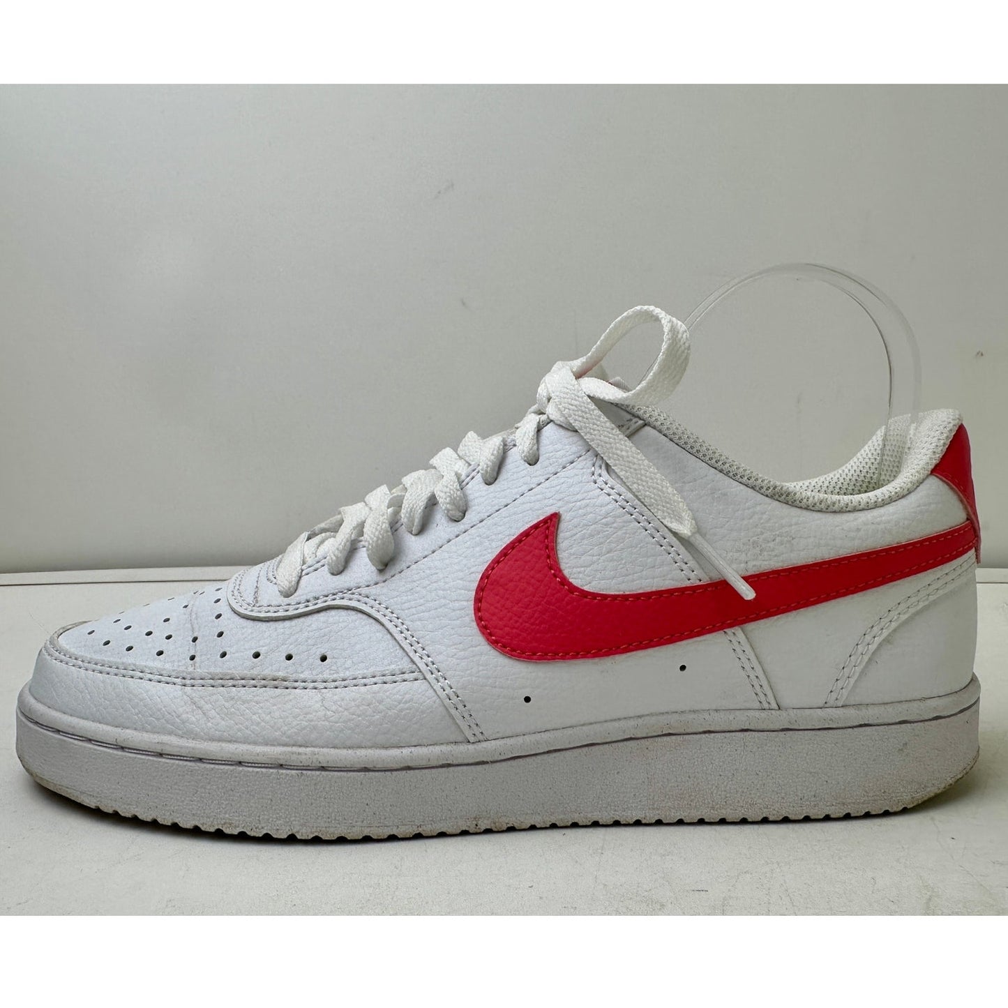 Nike Court Vision Low White / Sea Coral Sneakers Women's Sz 10.5