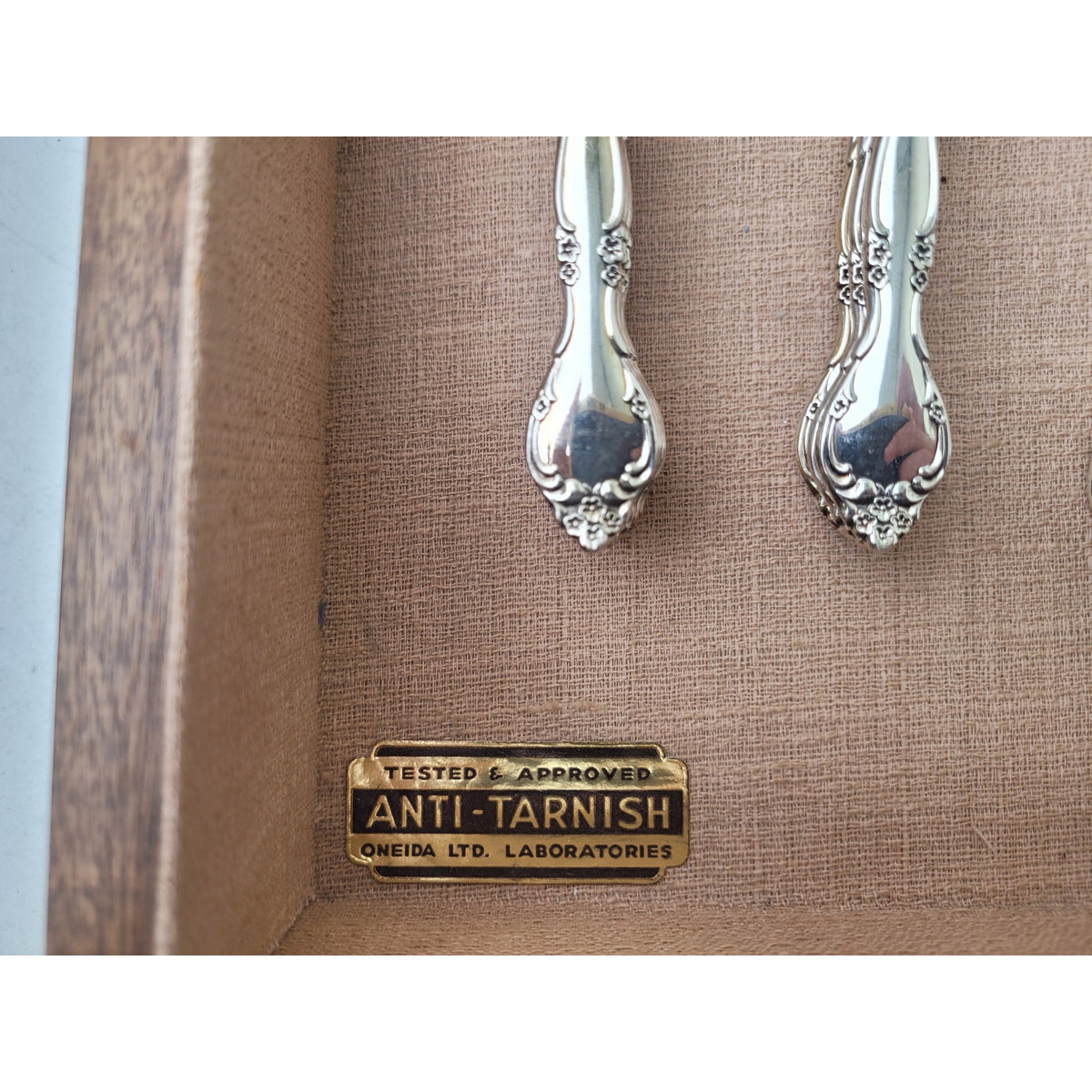 Vintage Oneida Community Silverplate Affection Pattern Flatwear Set of 50