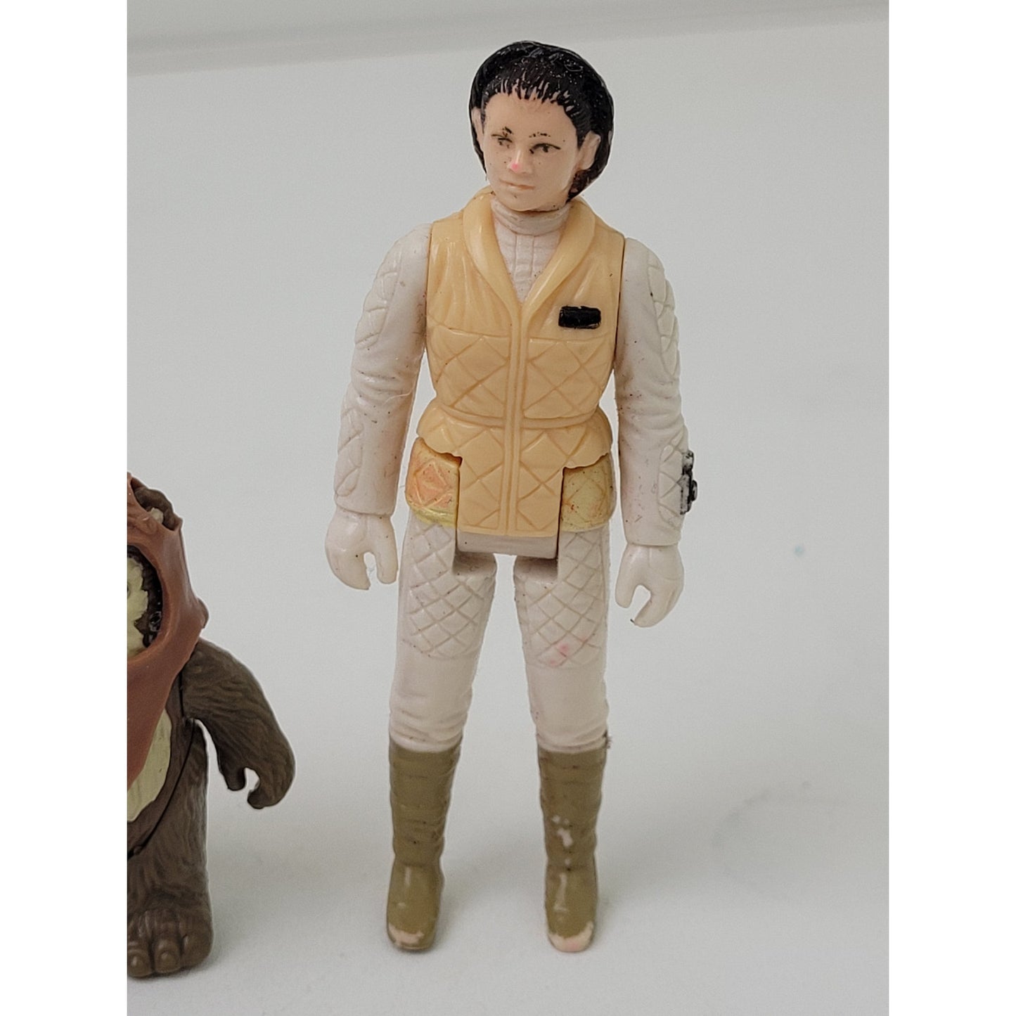 1980s Star Wars Figurines Lot Lumat Ewok, Wicket Ewok & Princess Leia