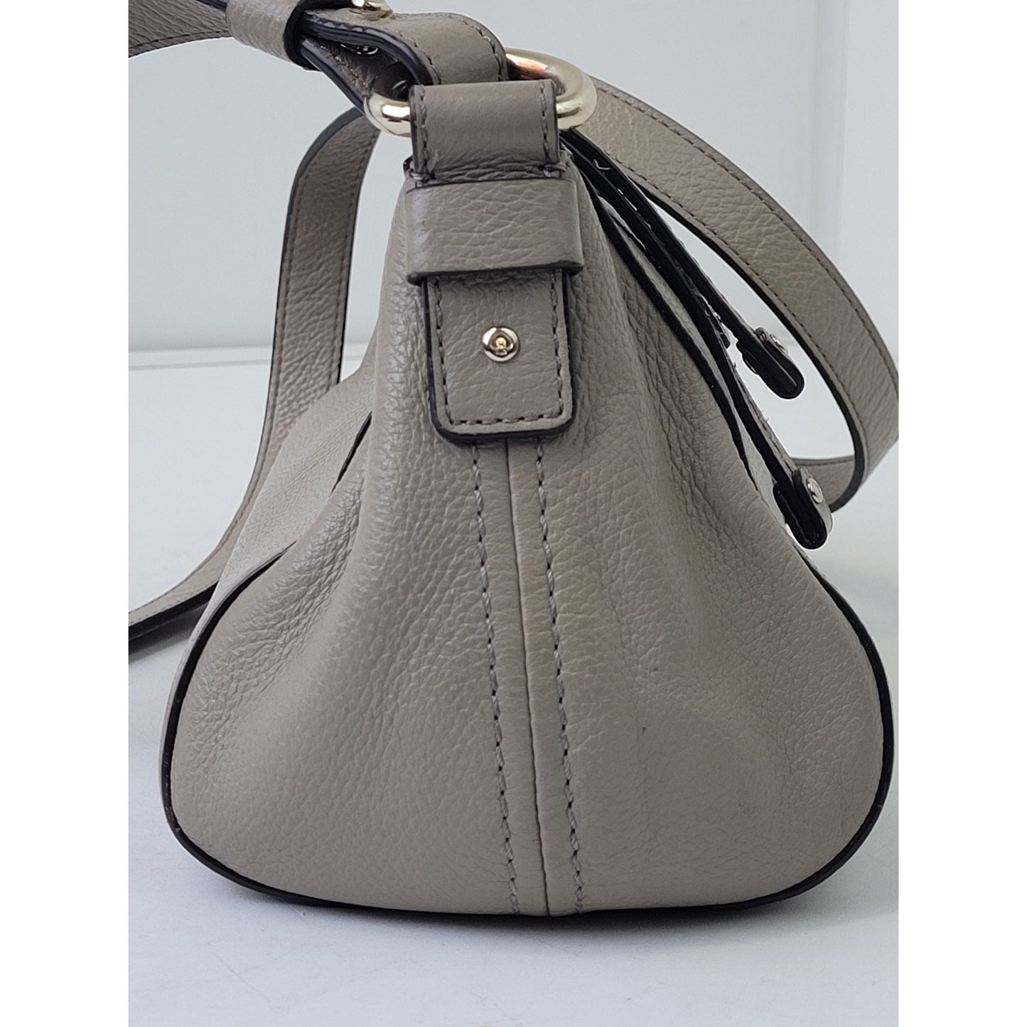 Kate Spade New York Berkshire Road Gabriella Crossbody Bag Taupe Leather