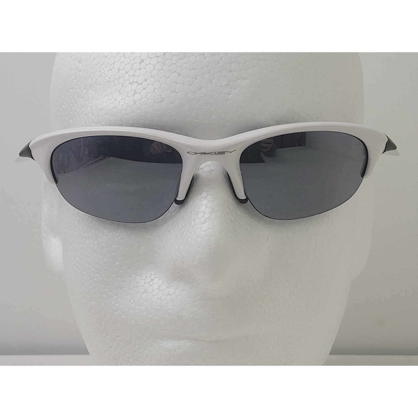 Oakley Flak Wrap White Half Rim Sports Glasses Made in USA