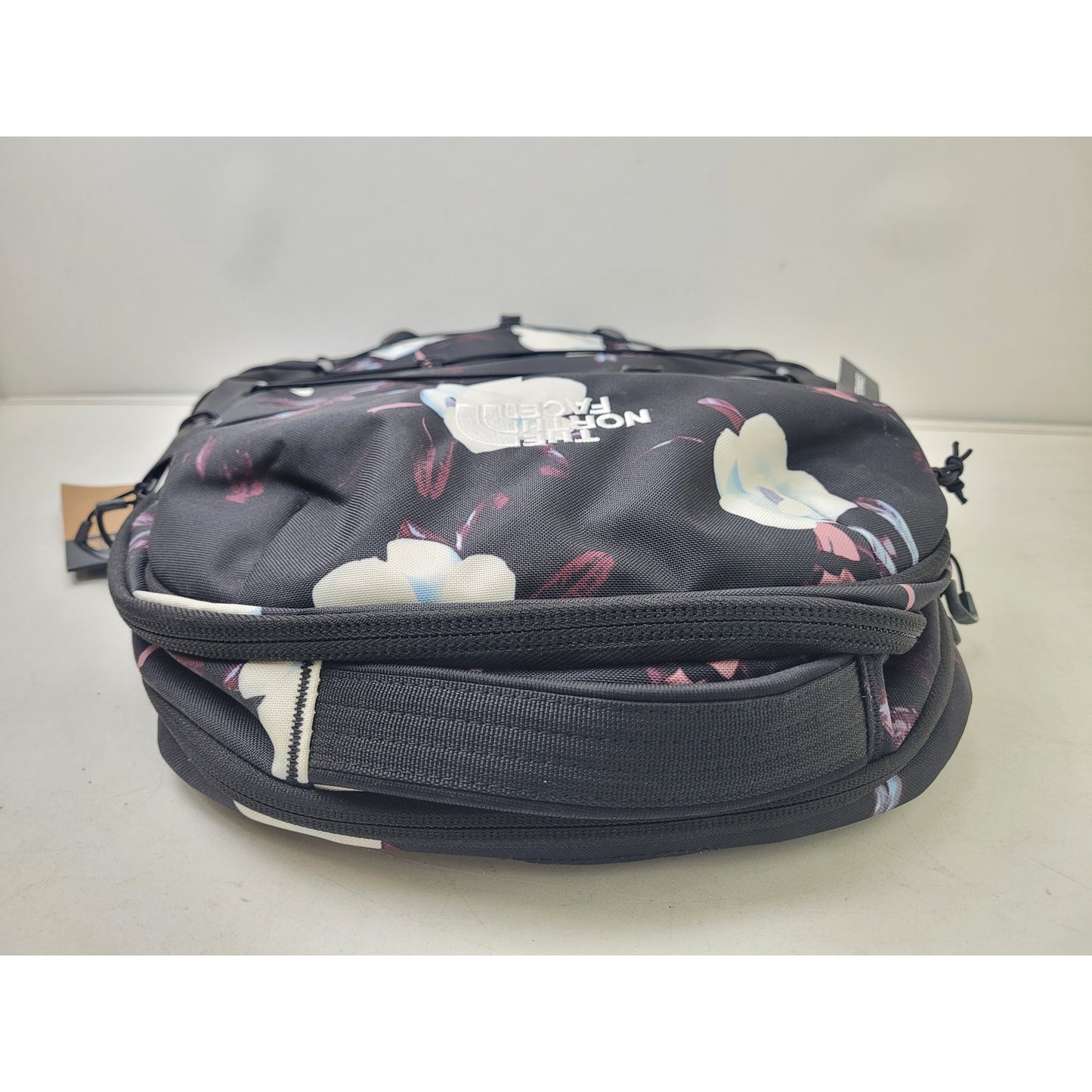 The North Face Borealis Backpack TNF Black Winter Flowers Print NWT