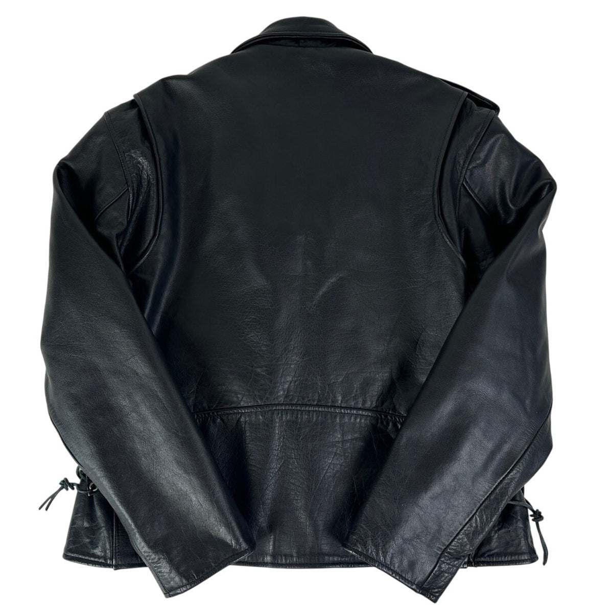 UNIK Leather Apparels Black Biker Jacket Men's Sz 52 (3XL)