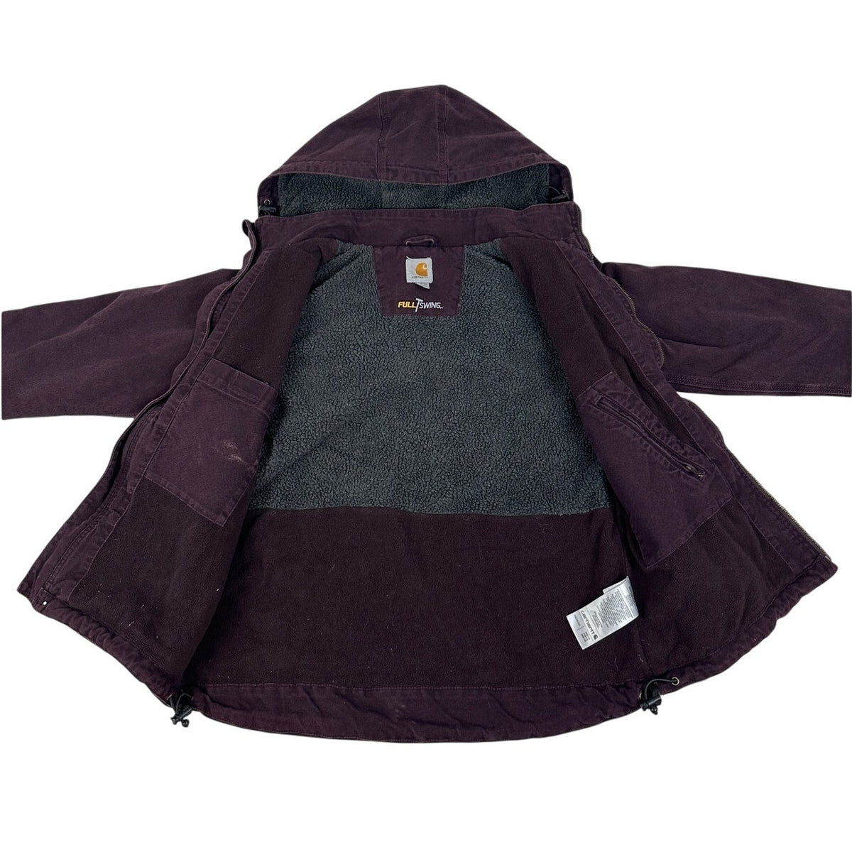 Carhartt Deep Wine/Plum Full Swing Caldwell Jacket Women's Sz Medium (8/10)