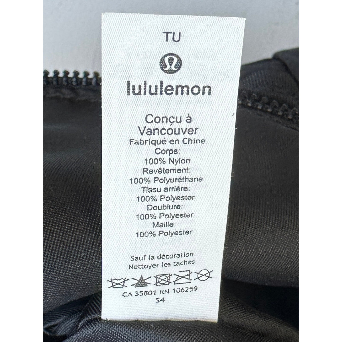 Lululemon Black All Night Festival Bag 5L