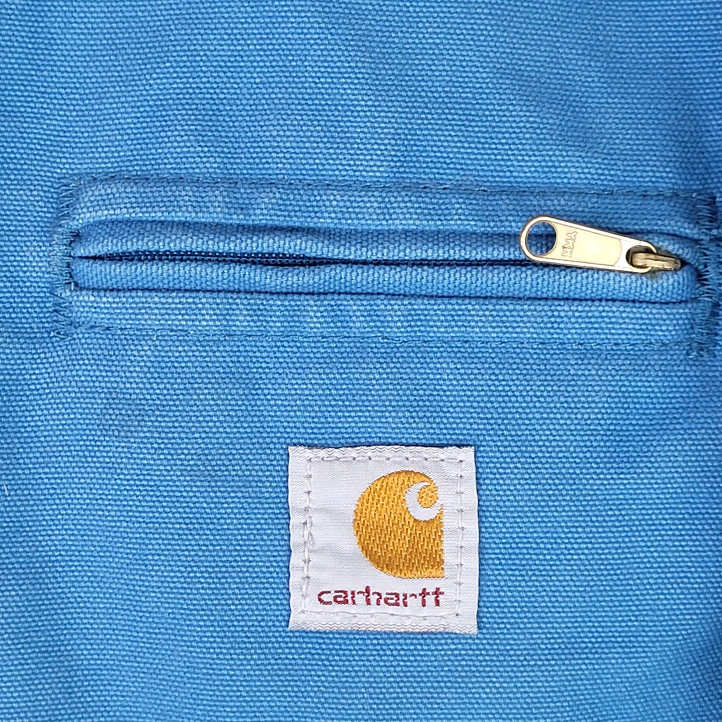 Carhartt Faded Light Blue Sherpa-Lined Sierra Jacket w Hood Women's Sz M