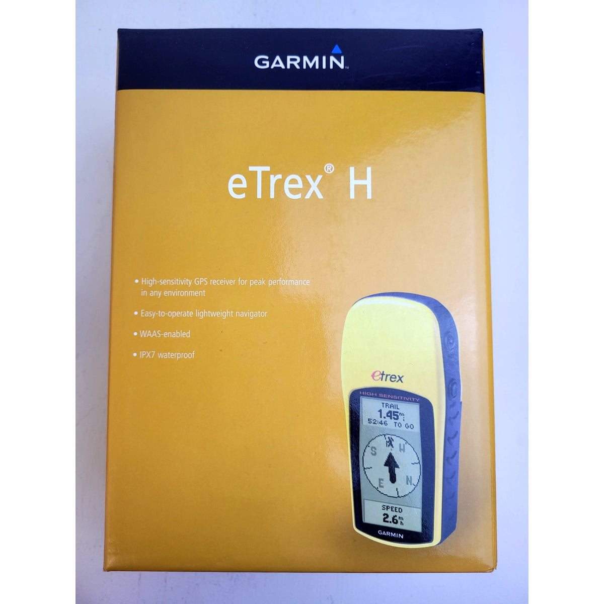 Garmin eTrex H Handheld GPS Receiver Yellow | New in Open Box