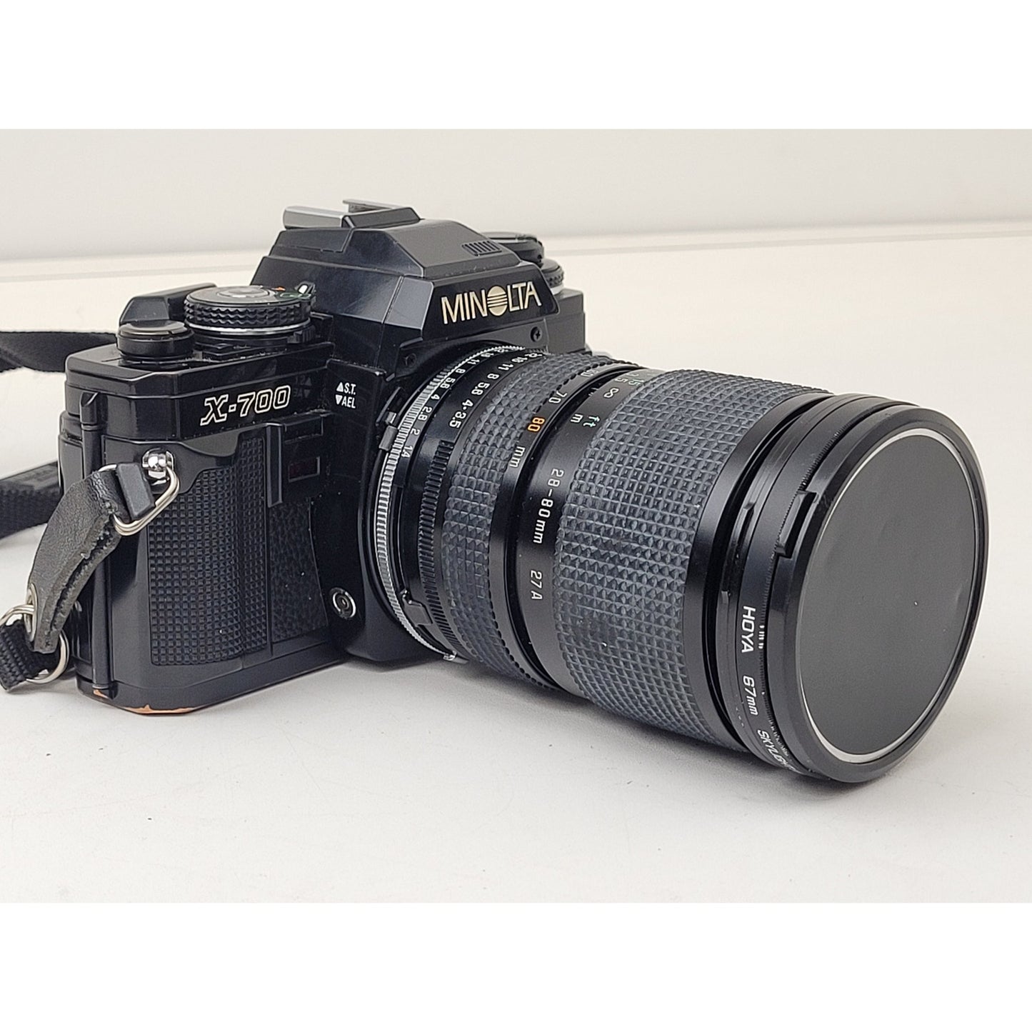 Vintage Minolta X700 35MM Film Camera w Accessories | Untested
