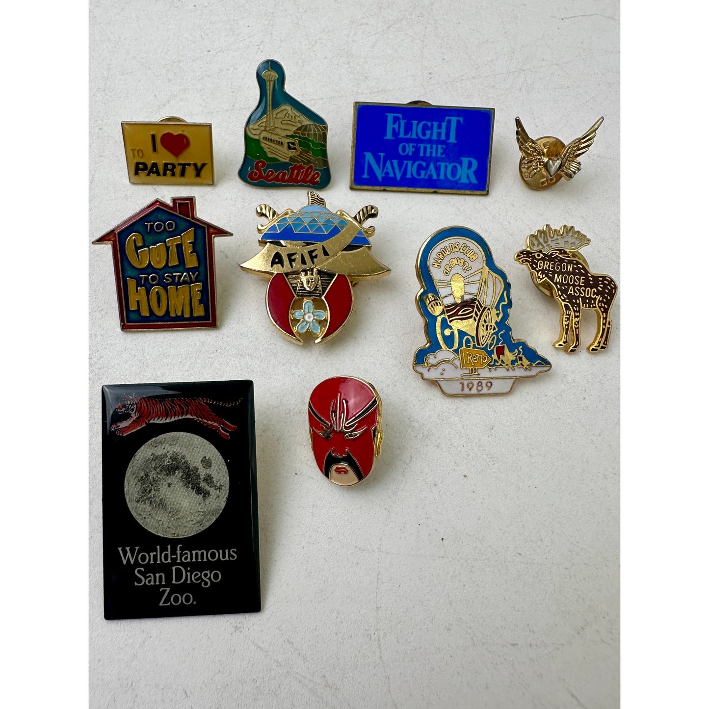 Lot of Vintage California Lottery Lapel Pins