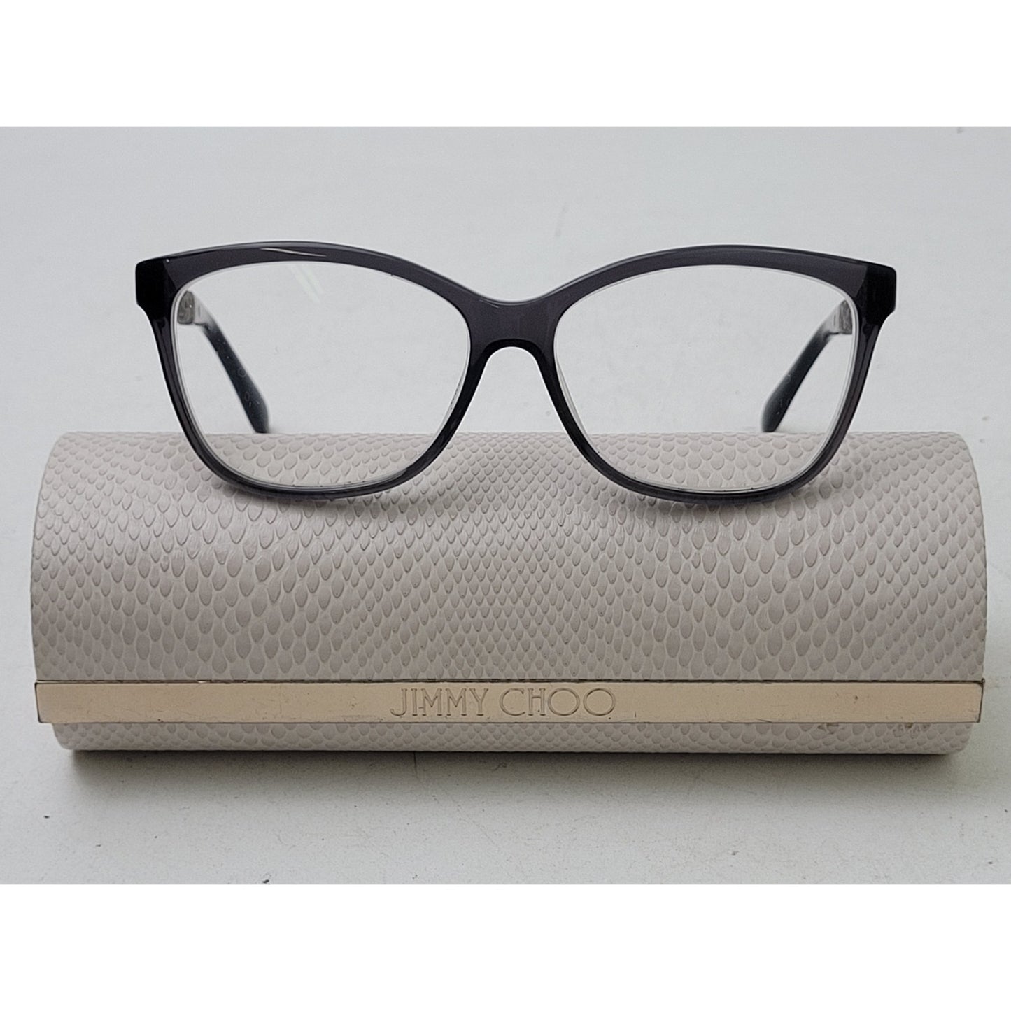 Jimmy Choo 105 J3k Cat Eye Lightweight Eyeglasses Frames Glitter Detail | Italy