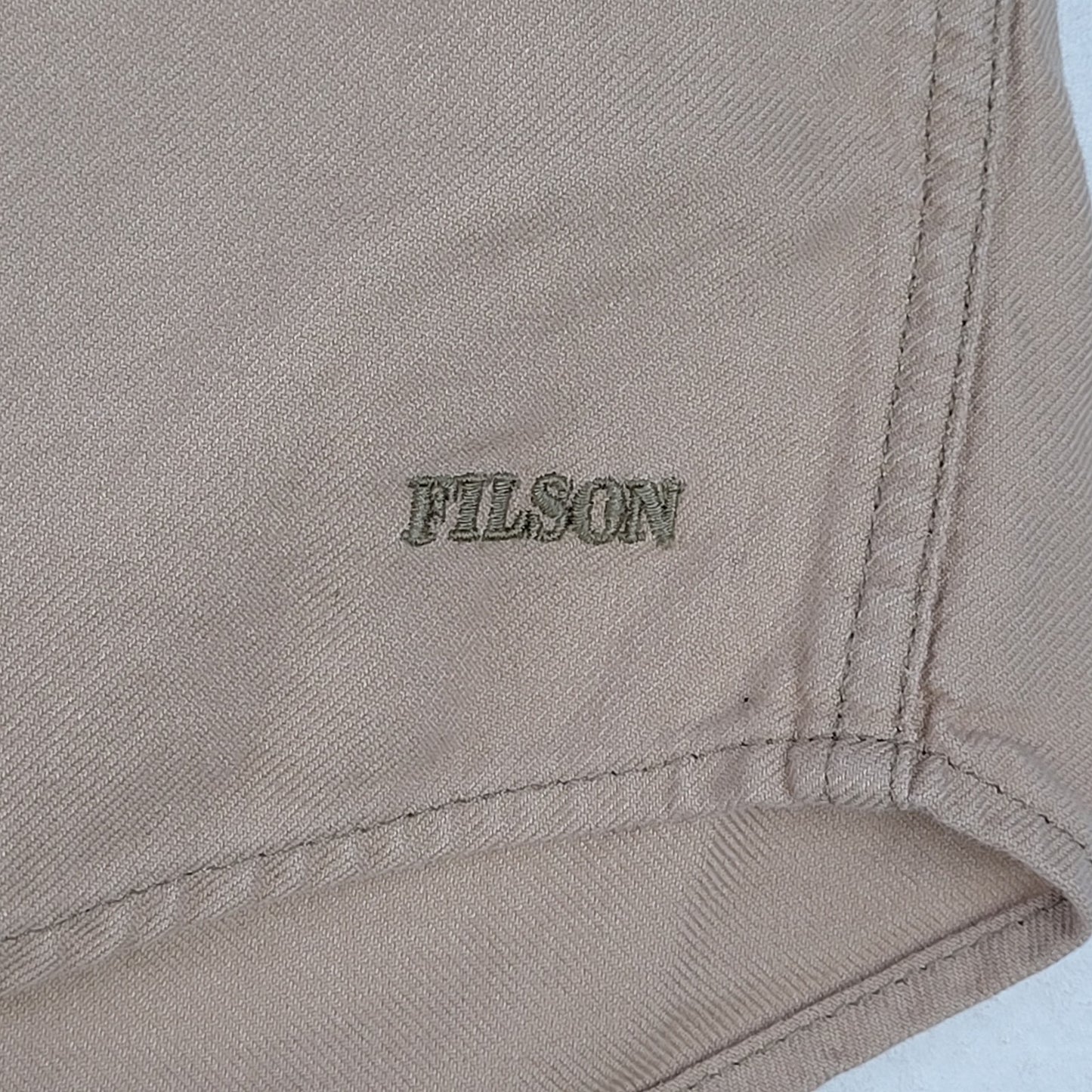 Filson Khaki Twill Guide Shirt | Safari Khaki | Men's Sz L