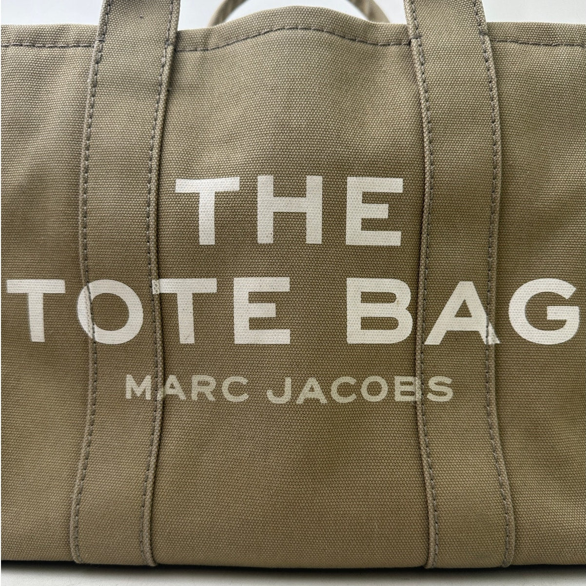 Marc Jacobs The Medium Tote Bag in Slate Green Canvas