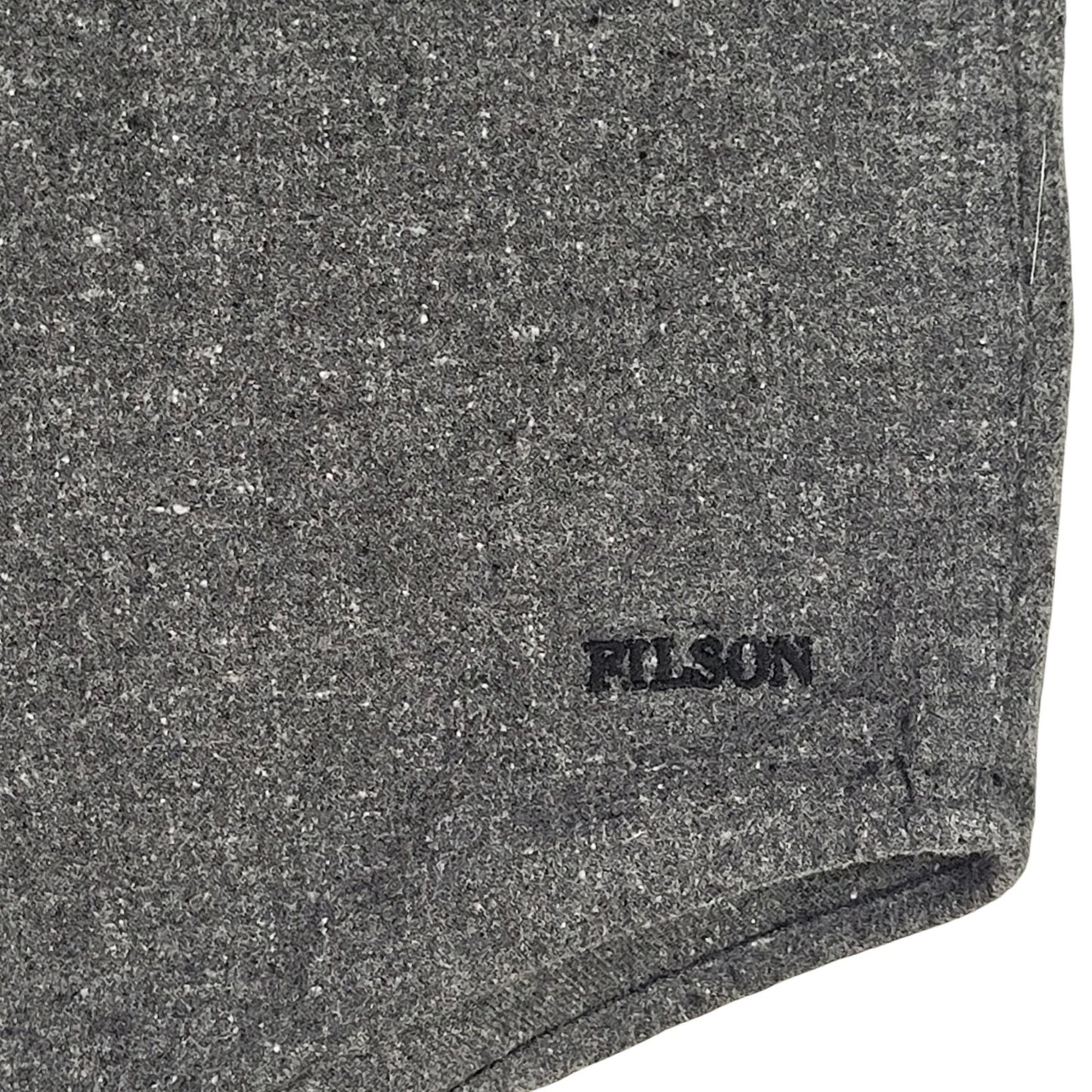 Filson Alaskan Guide Flannel Shirt Heathered Dark Grey | Men's Sz L