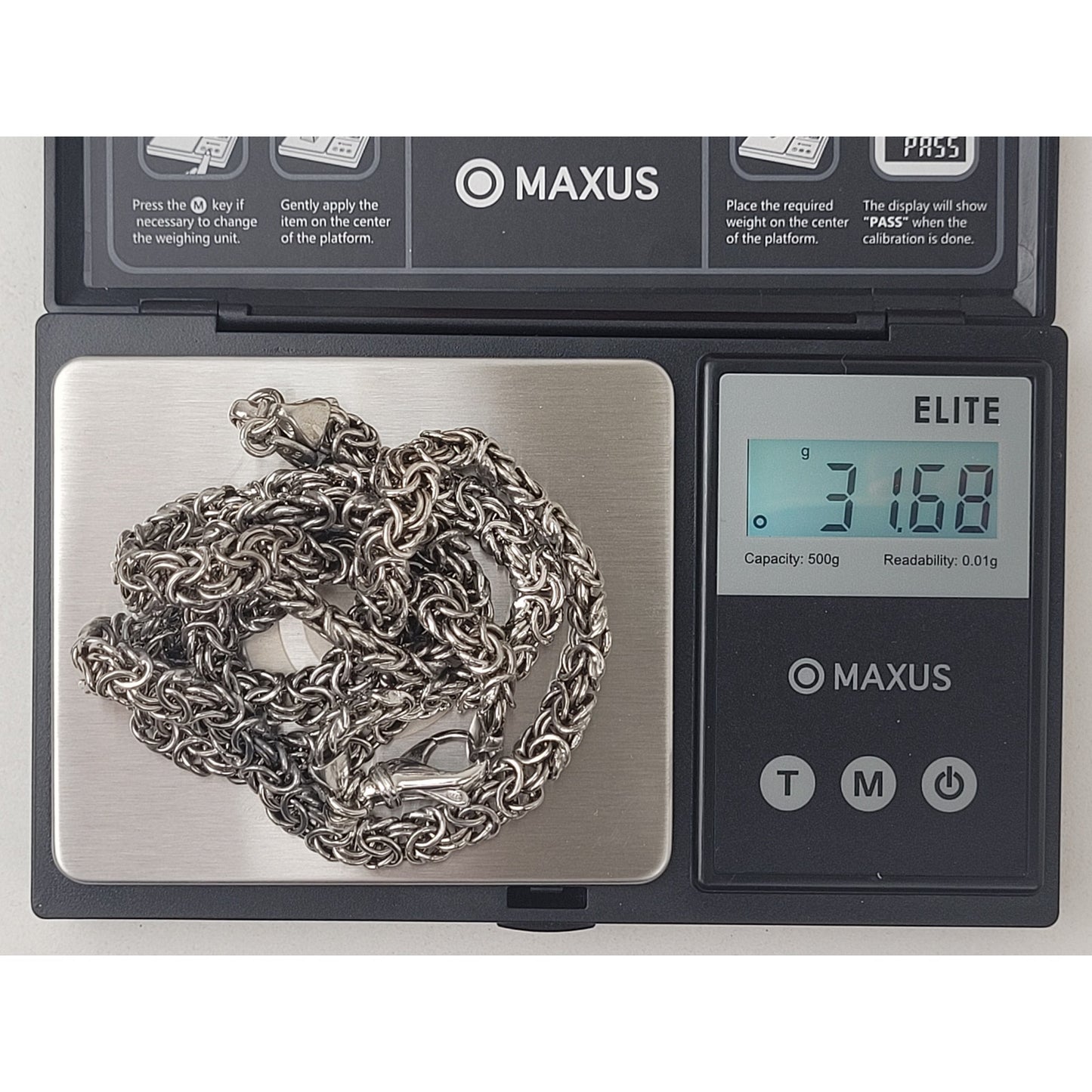 Vintage Ross Simons Sterling Silver Chain Necklace Bracelet Set 31.68 g