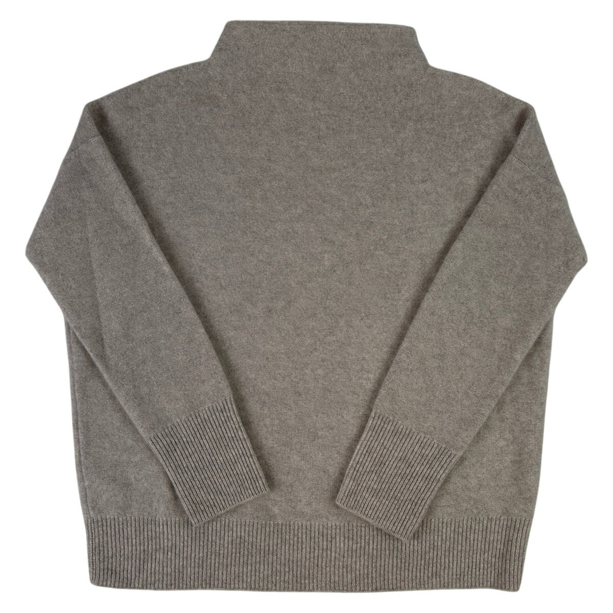Vince 100% Cashmere Mock Neck Beige Sweater Women's Sz S