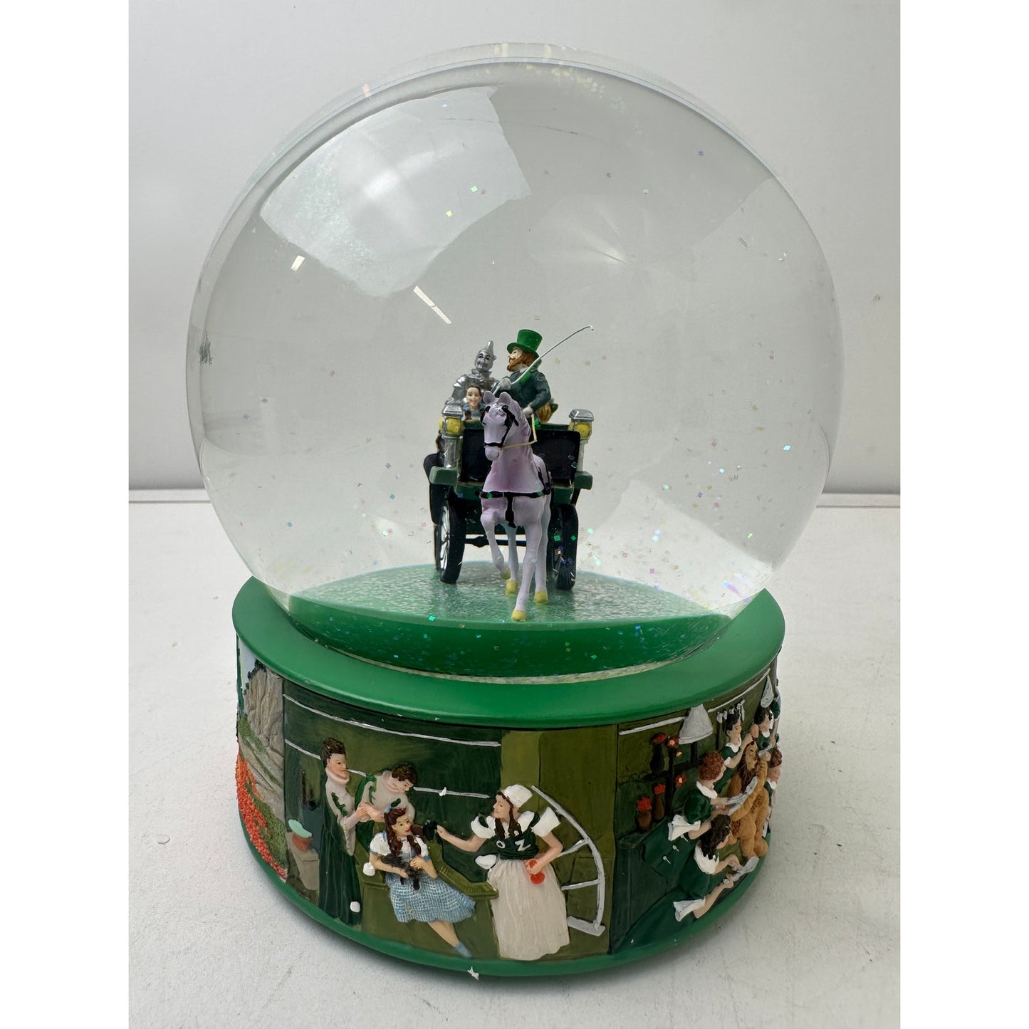 Vintage Westland Giftware Wizard of Oz "Carriage Ride" Musical Snow Globe