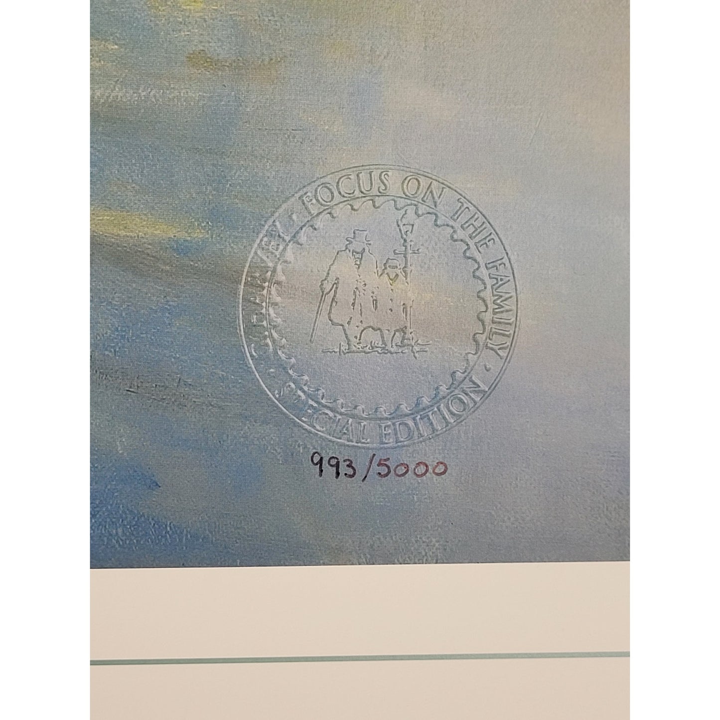 G. Harvey "Early Spring Crossing" Limited Edition Print #993/5000 w COA & Sleeve