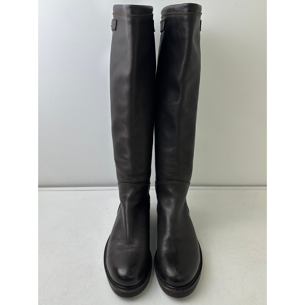 Alexandra Roma Italian Leather Knee-High Riding Boots Women's Sz EU  37 / US 7