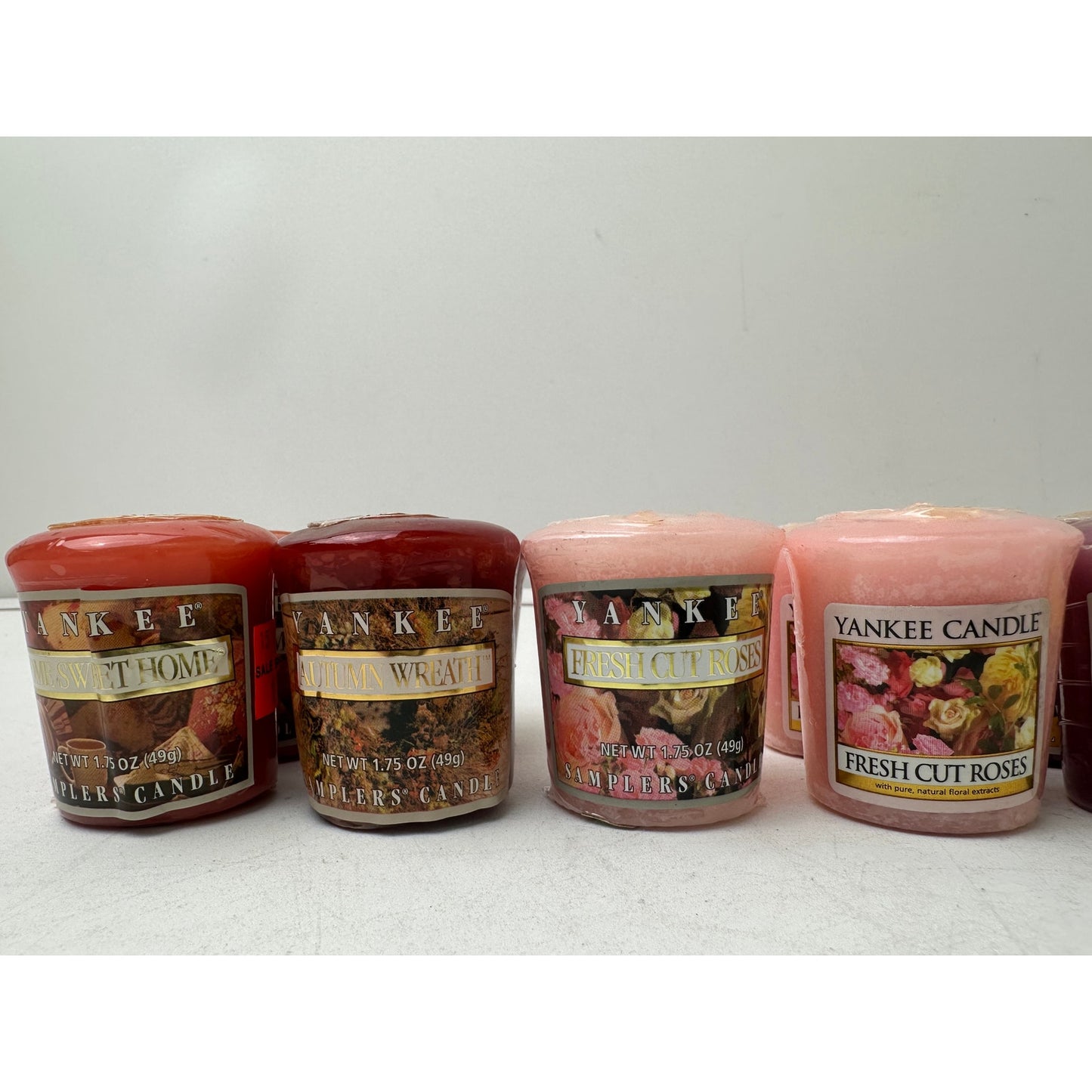 Lot of 23 Vintage Yankee Candle Votive Samplers - Sealed Retired Scents