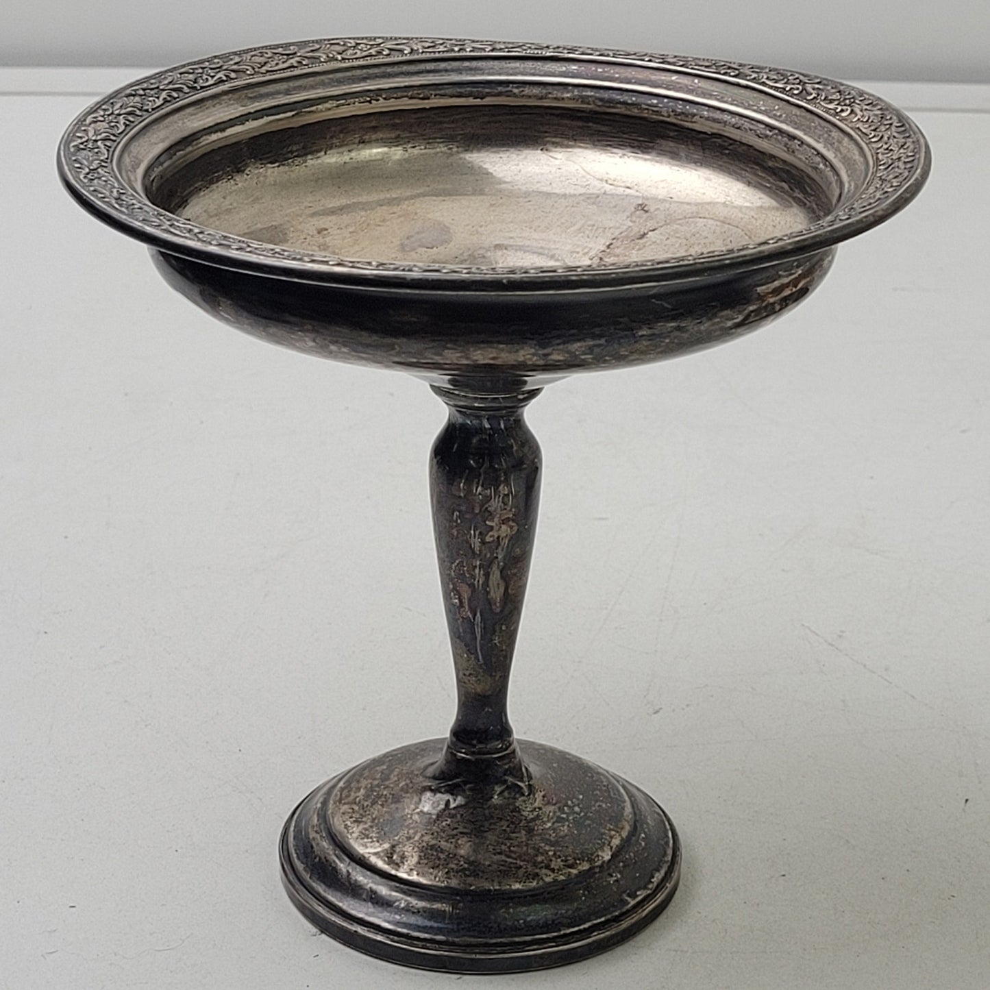 Vintage/Antique Sterling Silver Weighted Compote Pedestal Dish | 196 grams