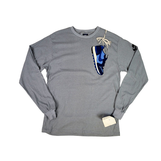 Vintage 1980s Nike Over The Shoulder Graphic Long Sleeve T-shirt Men's Sz L NWT
