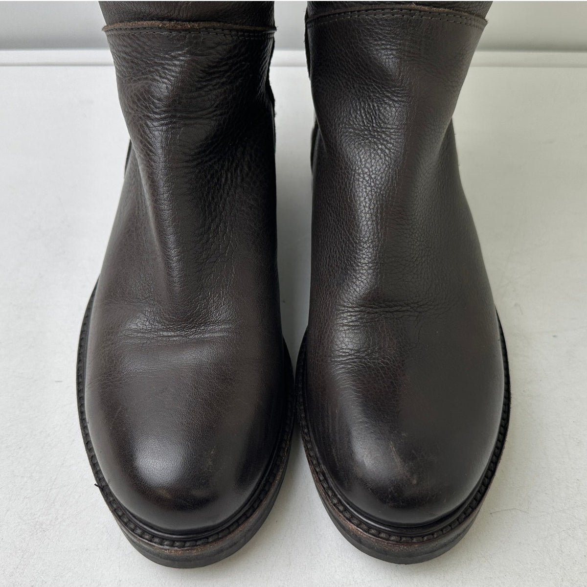 Alexandra Roma Italian Leather Knee-High Riding Boots Women's Sz EU  37 / US 7