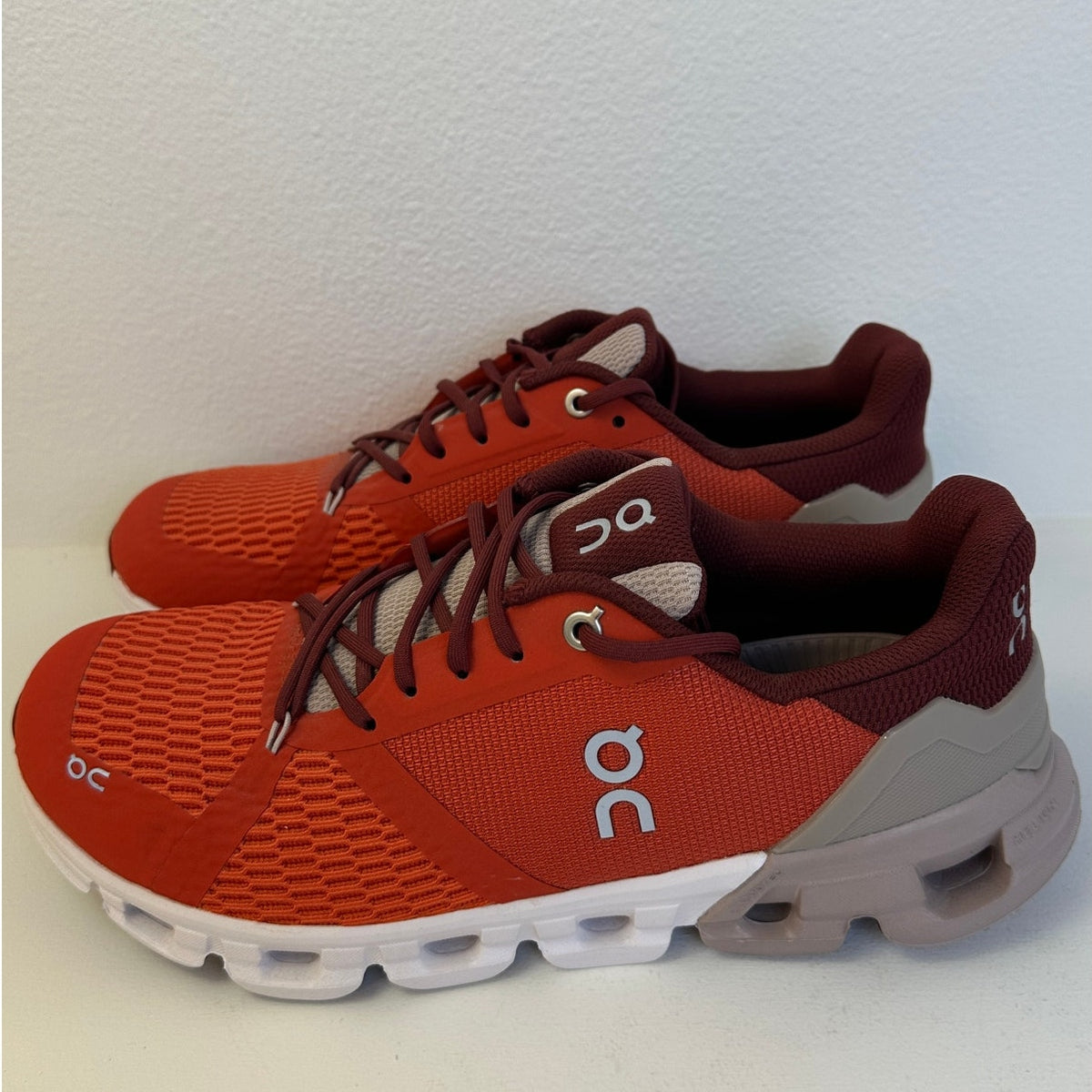 On Cloudflyer 4 Rust/Hay Running Shoes Women's Sz 9